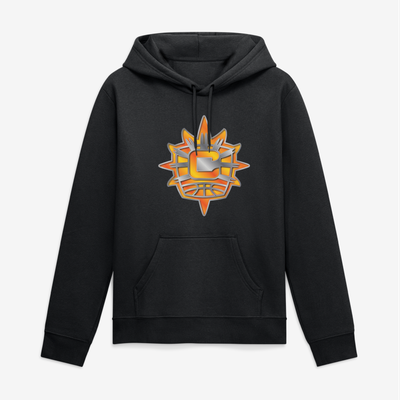 Connecticut Sun Big & Tall Metallic Mascot Hoodie - Black