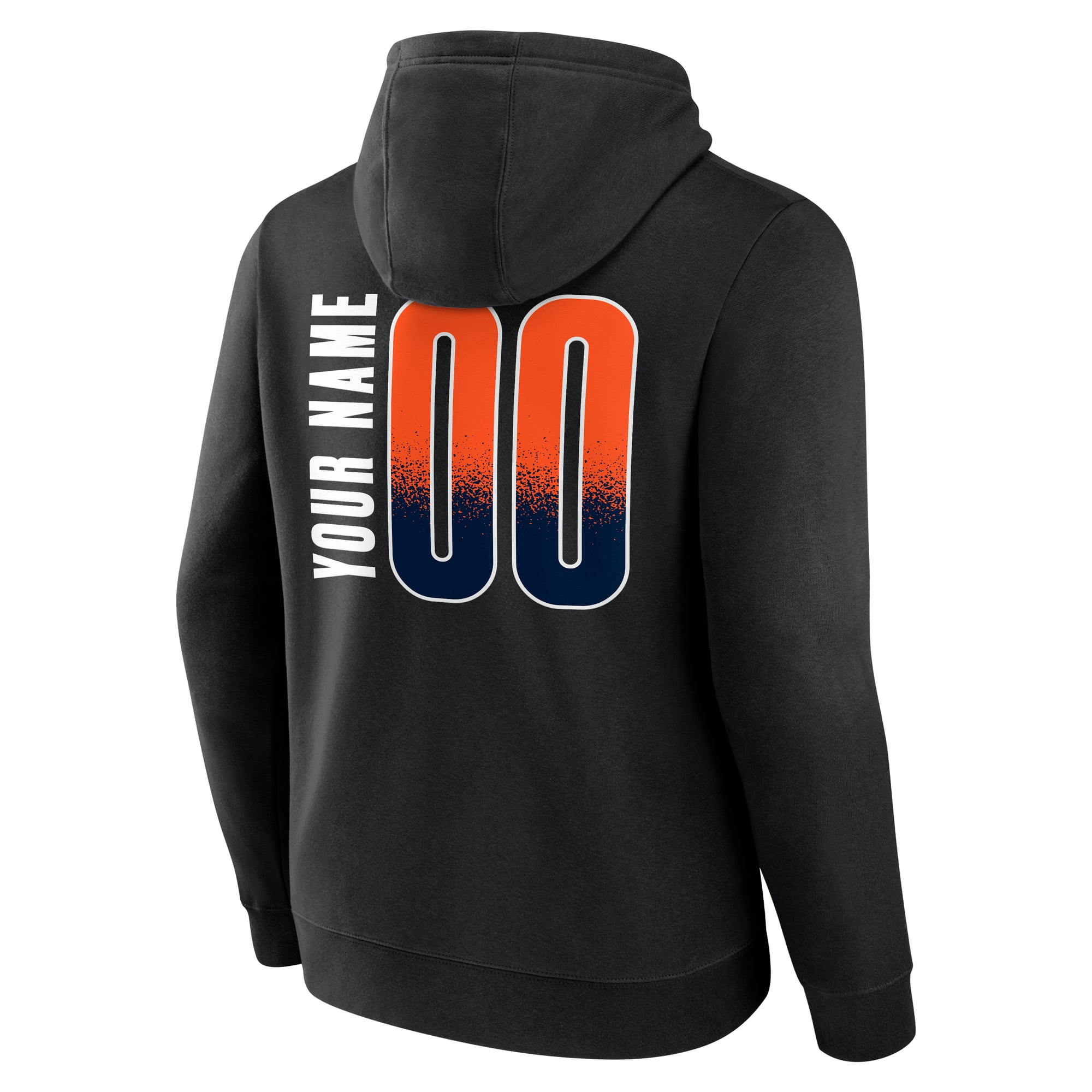 Men's Black Connecticut Sun Home Court Pop Personalized Name & Number Hoodie