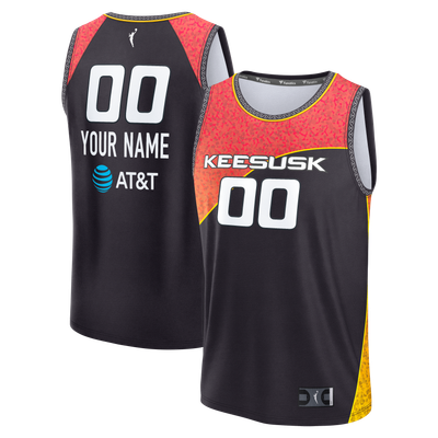 Connecticut Sun Fanatics Fast Break Custom Jersey - Rebel Edition - Gray