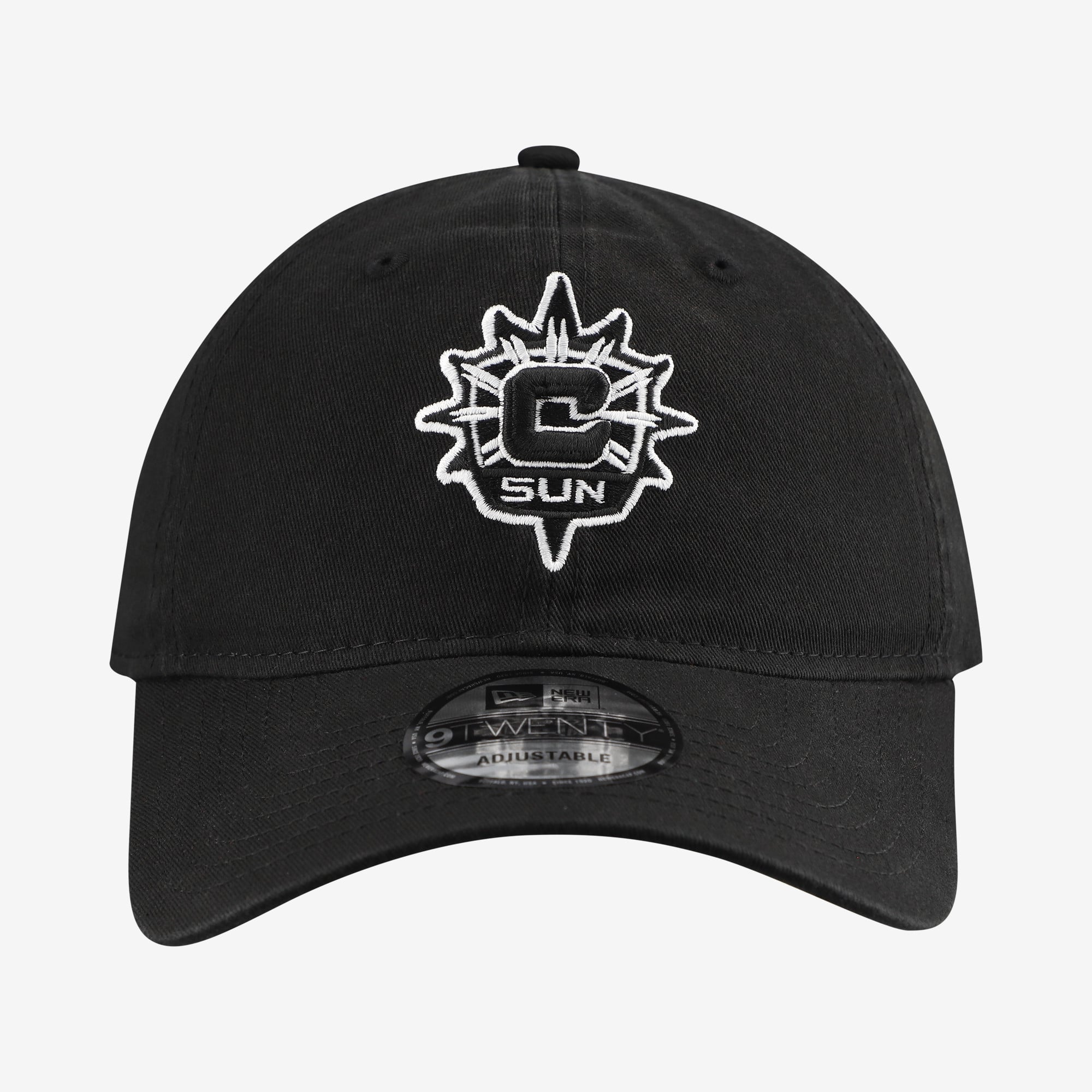 Men's New Era Black Connecticut Sun 9TWENTY Adjustable Hat