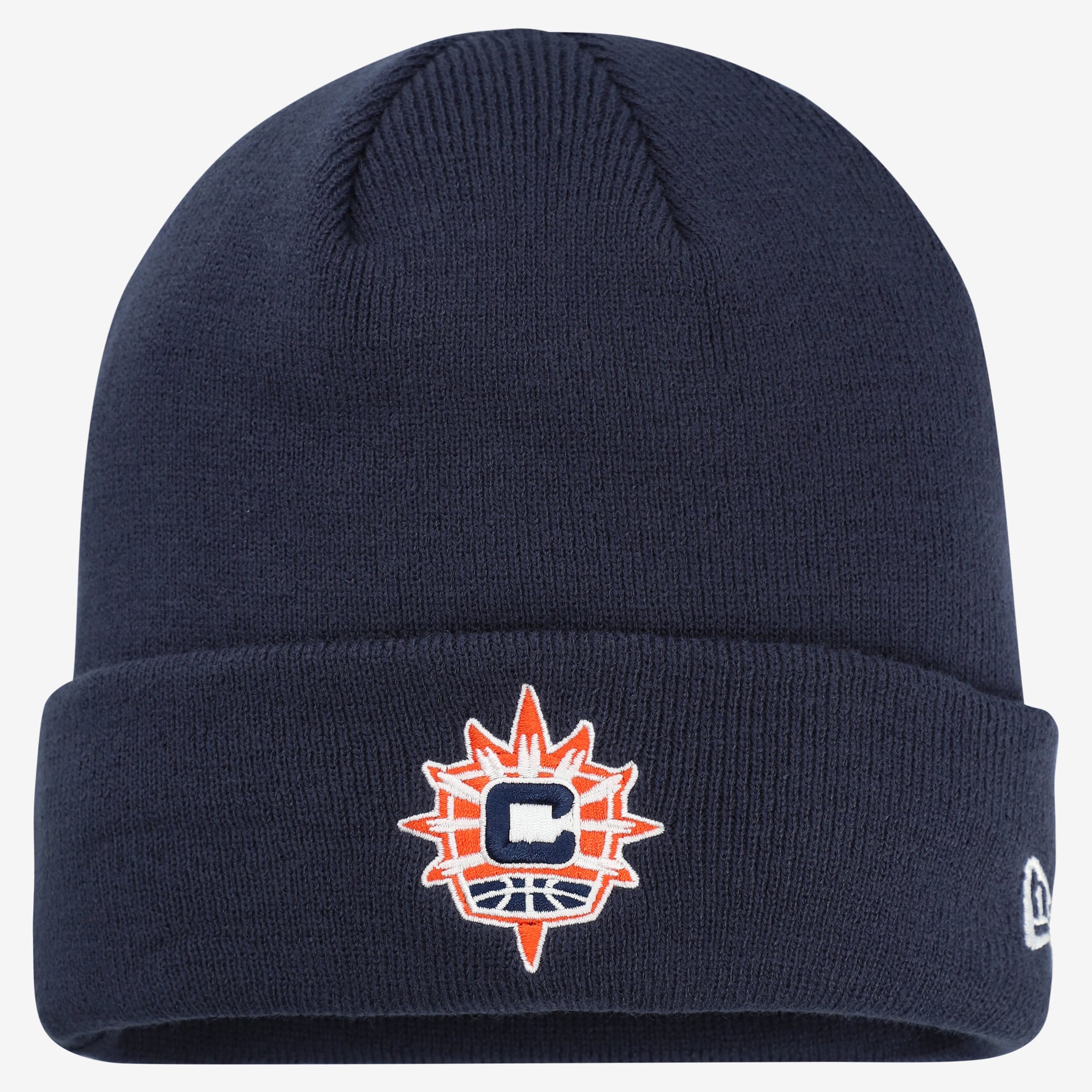 Men's New Era Navy Connecticut Sun Cuffed Knit Hat