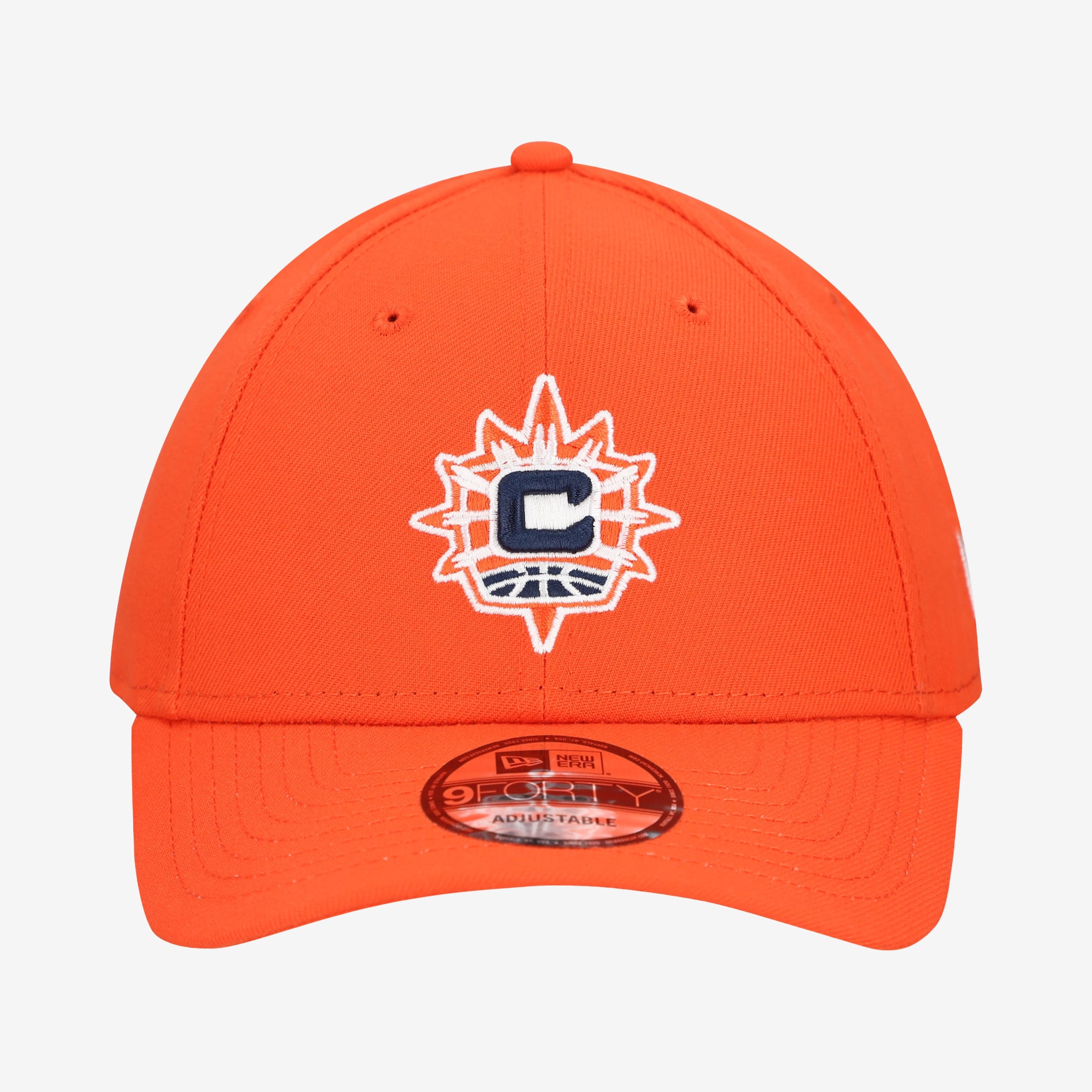 Men's New Era Orange Connecticut Sun Team 9FORTY Adjustable Hat