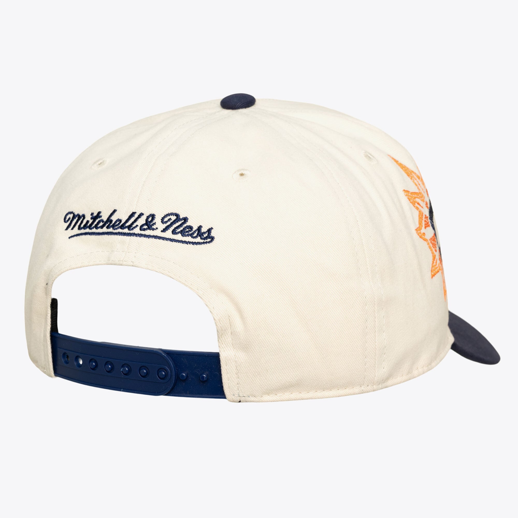 Unisex Mitchell & Ness Cream Connecticut Sun Big Time Pro Crown Snapback Hat