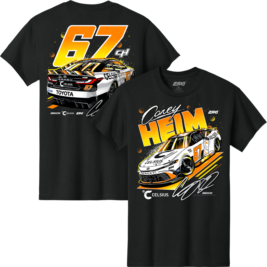 Men's Corey Heim Classic Ink Black Celsius Car T-Shirt