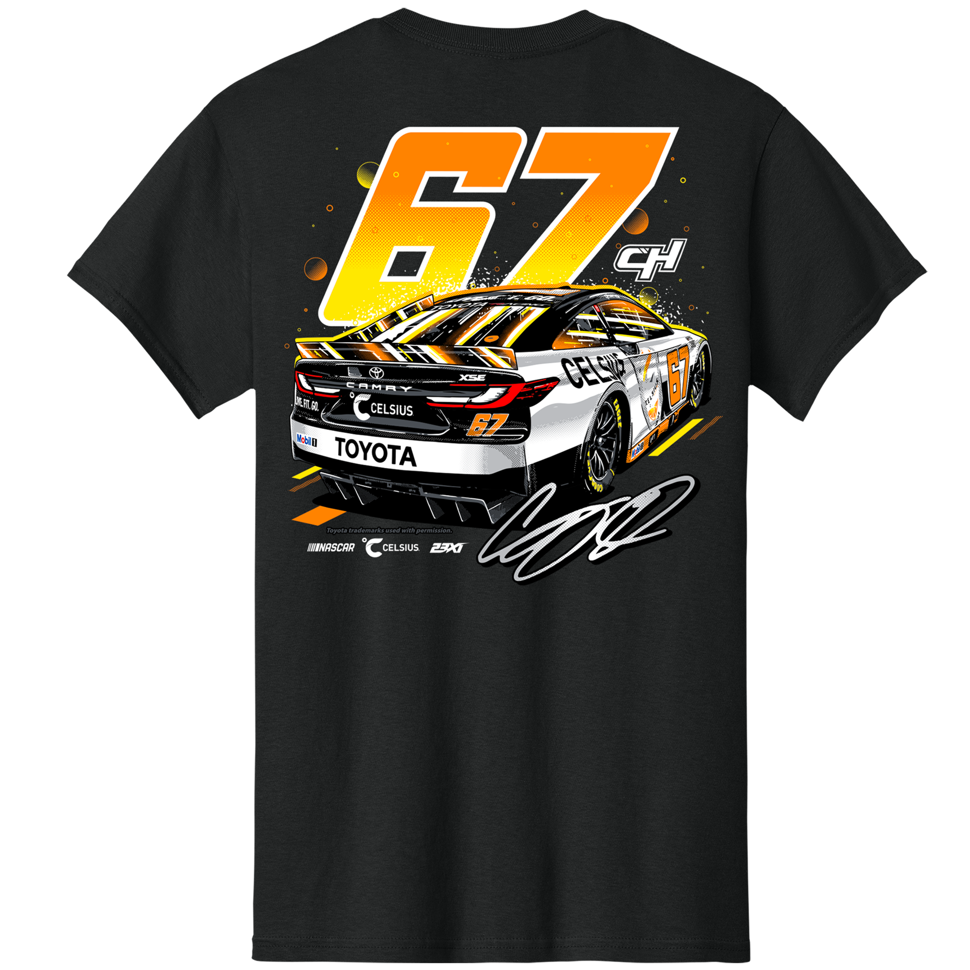 T-shirt homme Classic Ink Black Corey Heim Celsius Car