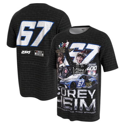 Corey Heim ProSphere 2026 Brickyard 400 Race Winner T-Shirt - Black