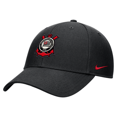Corinthians Nike Rise Adjustable Hat - Black
