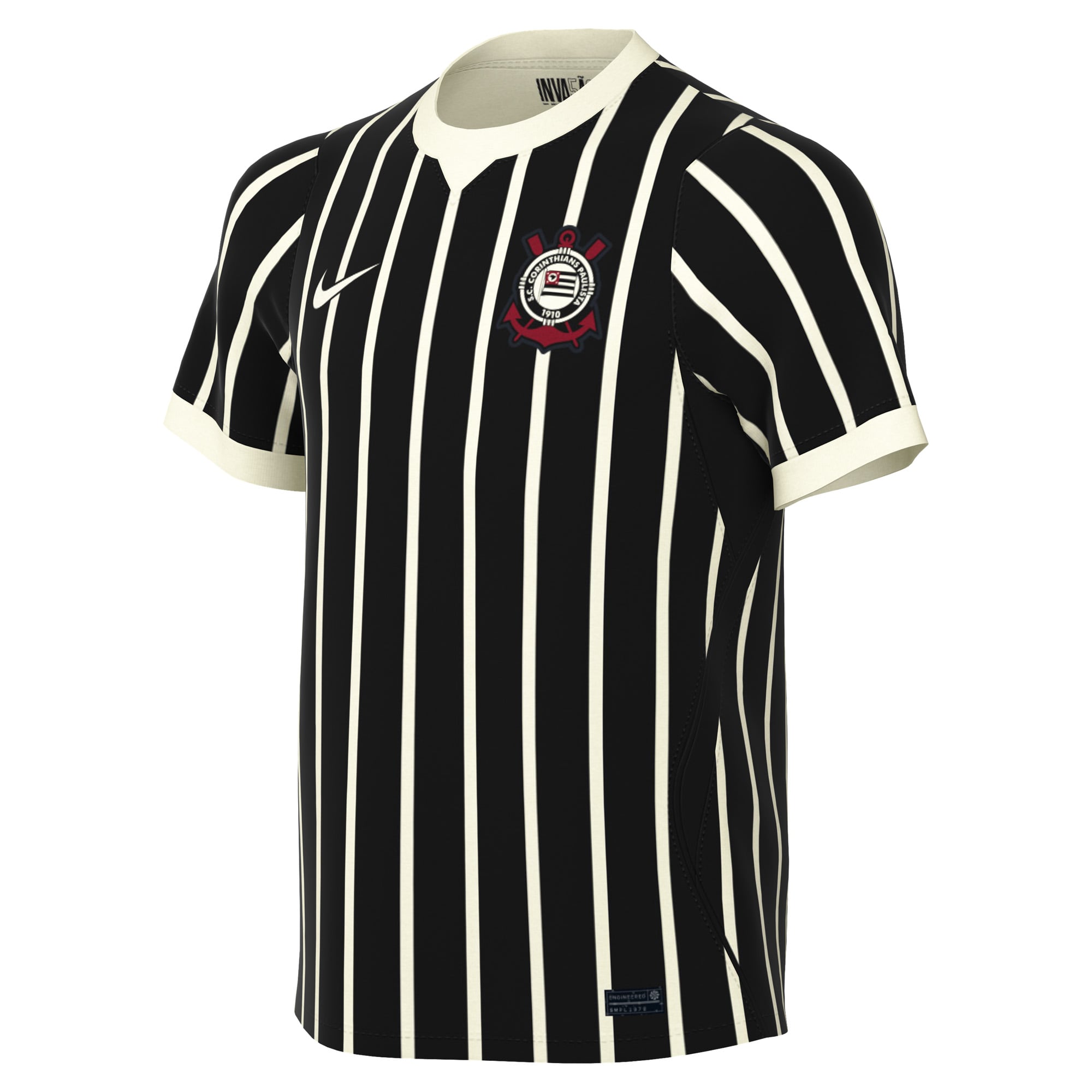 Maillot réplique Nike blanc Corinthians 2026 pour jeunes