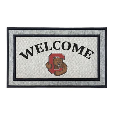 Cornell Big Red Jardine 18" x 30" Welcome Doormat