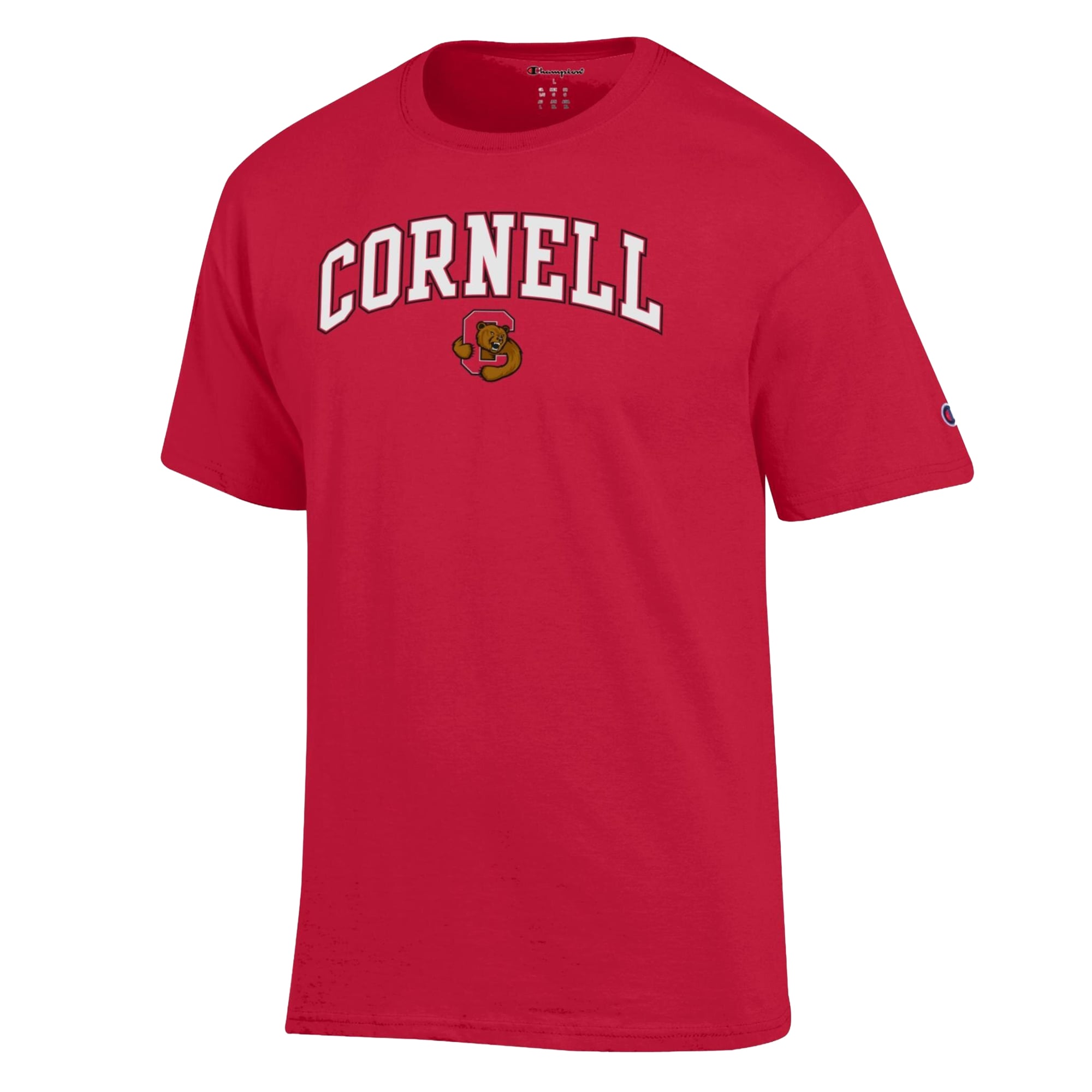 Men's Champion Red Cornell Big Arch Logo T-Shirt