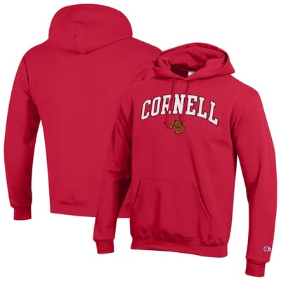 Cornell Big Red Champion Powerblend Hoodie - Red