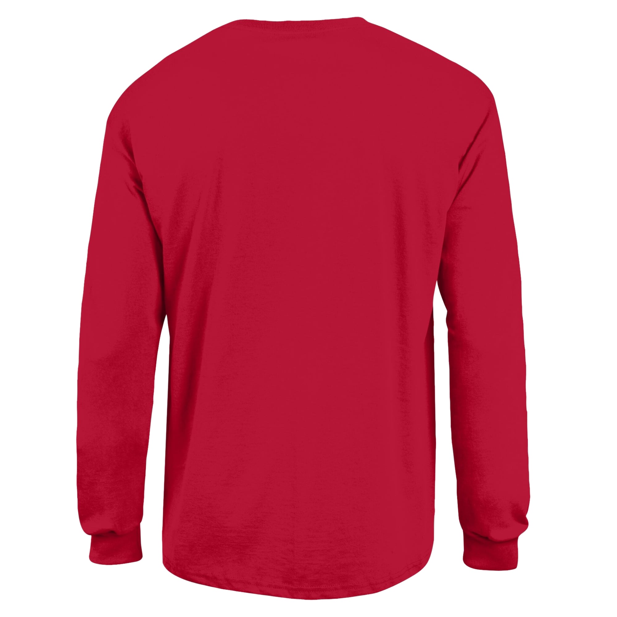 Men's Champion Scarlet Cornell Big Red Arch Logo Long Sleeve T-Shirt