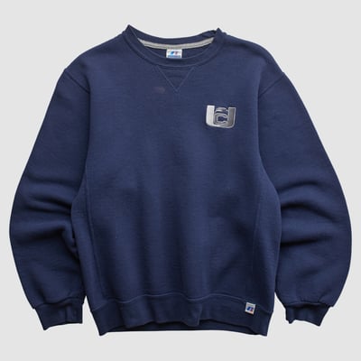 Cornerstone University Golden Eagles Russell 2010s Pullover Sweatshirt - Navy - XXS by Fanatics Real Vintage