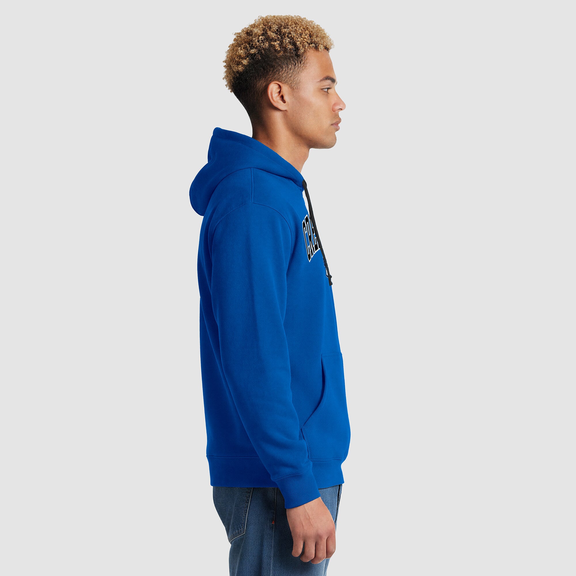 Sweat à capuche contrasté bleu/noir Creighton Bluejays pour homme, de la marque Champion.