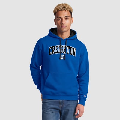 Creighton Bluejays Champion Contrast Hoodie - Blue/Black
