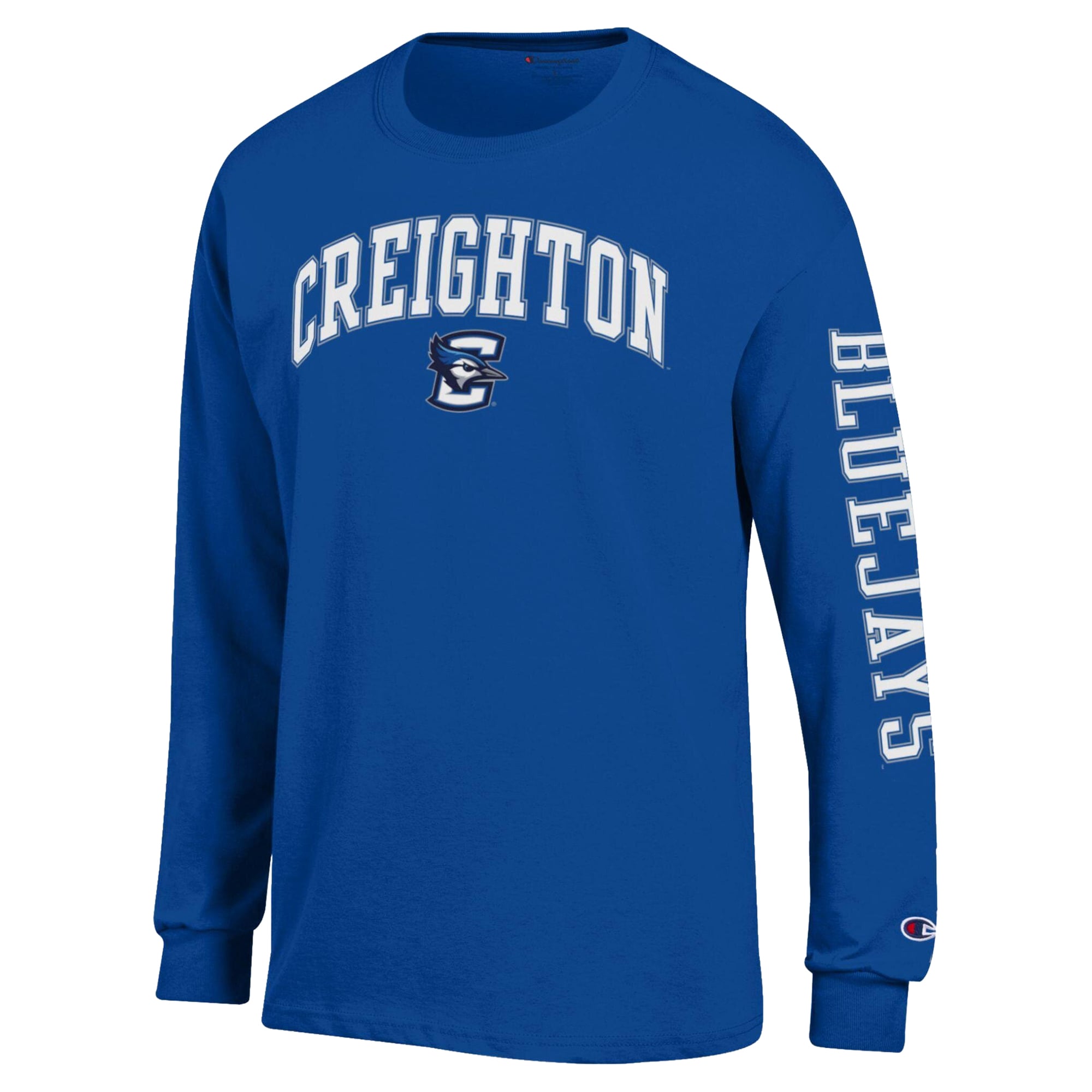 T-shirt à manches longues Champion Royal Creighton Bluejays pour homme