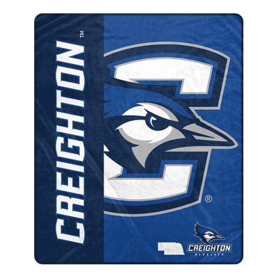 Creighton Bluejays Pegasus 50" x 60" Endzone Ultra Soft Throw Blanket
