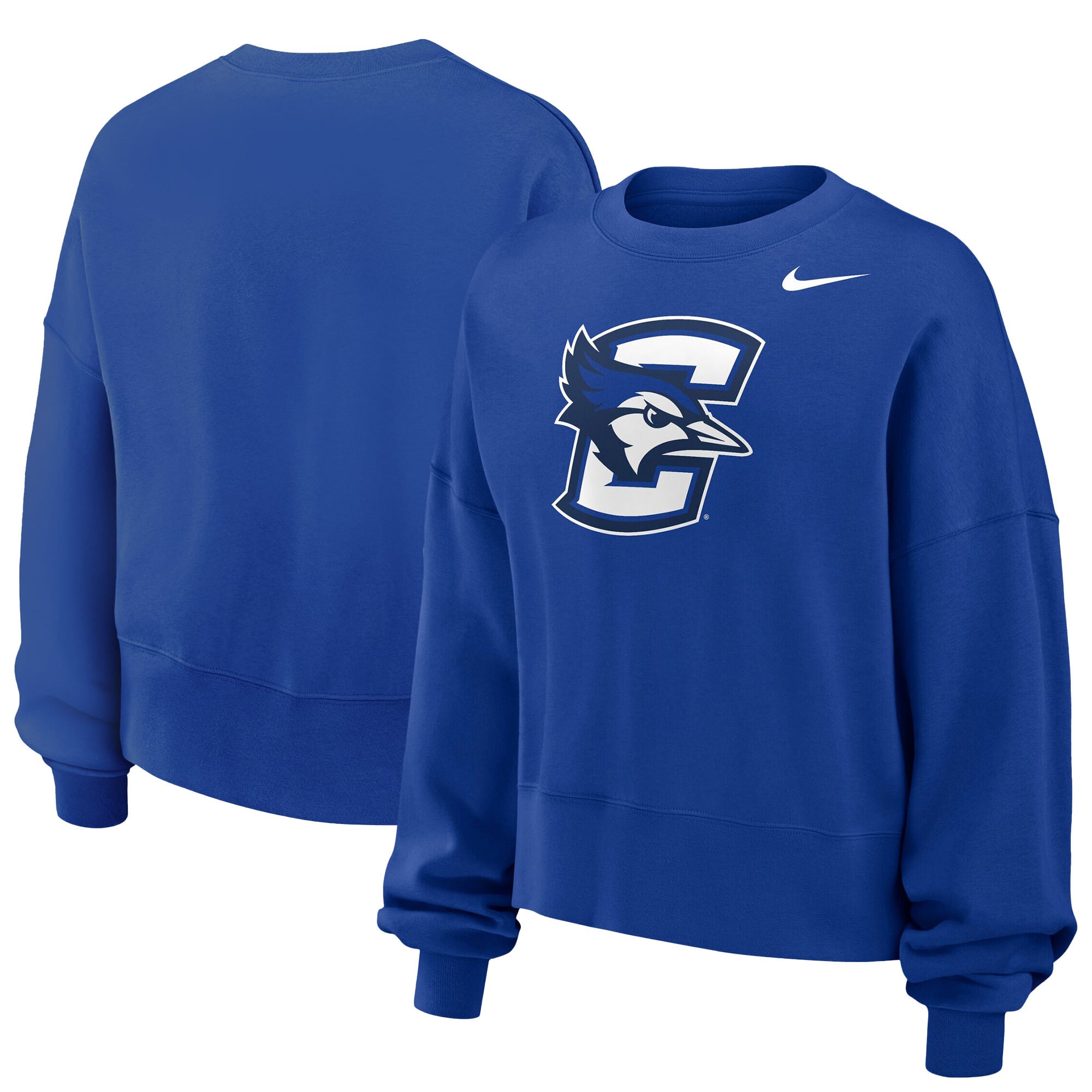Sweat-shirt polaire Nike Royal Creighton Bluejays Phoenix pour femme