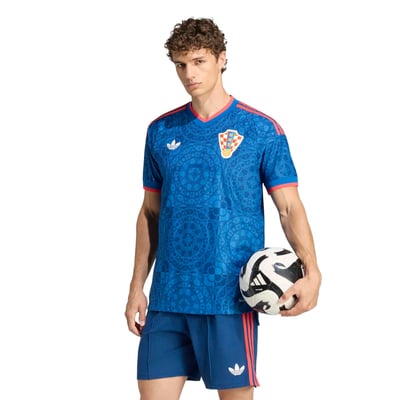 Croatia National Team adidas 2027 Away On-Field Authentic Jersey - Blue