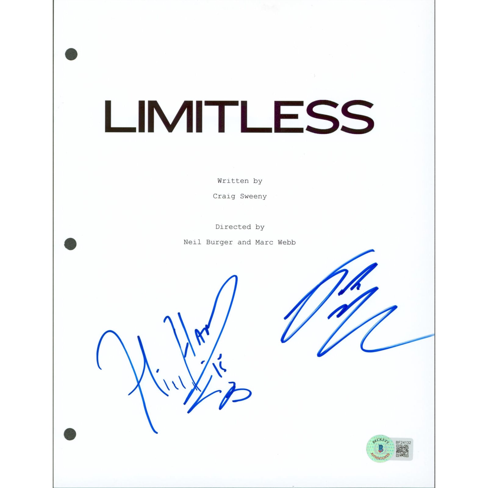Limitless Script Hill Harper Shirtless