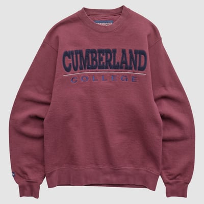 Cumberland Phoenix Jansport 2000s Pullover Sweatshirt - Maroon - XXS by Fanatics Real Vintage