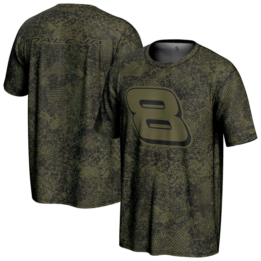 T-shirt Hendrick Motorsports Vert Dale Earnhardt Jr 3XL - Occasion, Coton, Imprimé NASCAR