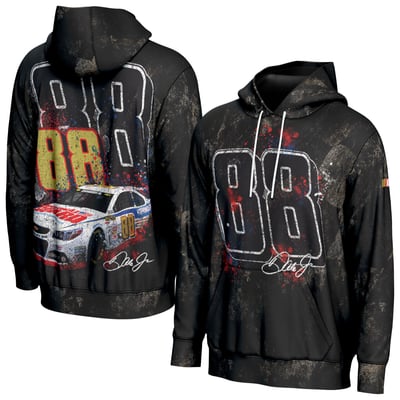  Dale Earnhardt Jr. ProSphere National Guard All Over Print Hoodie - Black