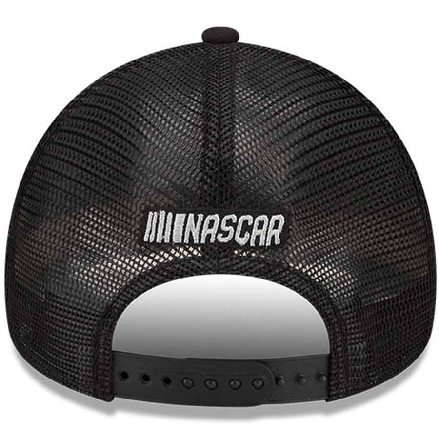 Dale Earnhardt New Era Legends Intimidator 9FORTY A-Frame Trucker Snapback Adjustable Hat - Black
