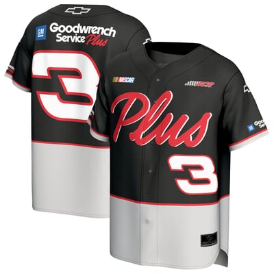  Dale Earnhardt ProSphere Youth Baseball Fashion Jersey - Black/Gray