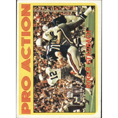 1972 Topps #122 Roger Staubach IA