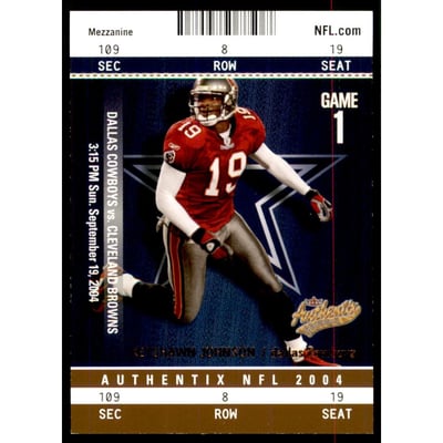 2004 Fleer Authentix Mezzanine Bronze #87 Keyshawn Johnson