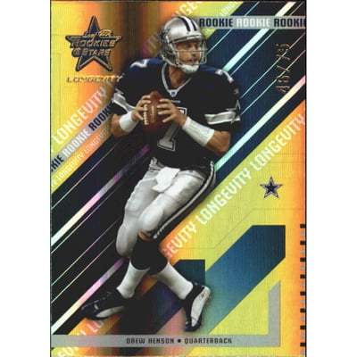 2004 Leaf Rookies and Stars Longevity Gold #218 Drew Henson