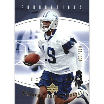 2004 Upper Deck Foundations Exclusive Gold #27 Keyshawn Johnson