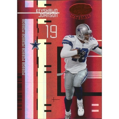 2005 Leaf Certified Materials Mirror Red #31 Keyshawn Johnson