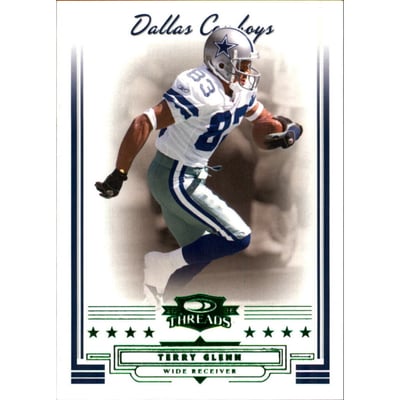2006 Donruss Threads Retail Green #5 Terry Glenn