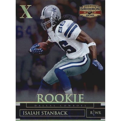 2007 Donruss Gridiron Gear Gold Holofoil X's #141 Isaiah Stanback