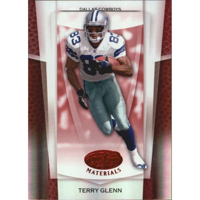 2007 Leaf Certified Materials Mirror Red #3 Terry Glenn