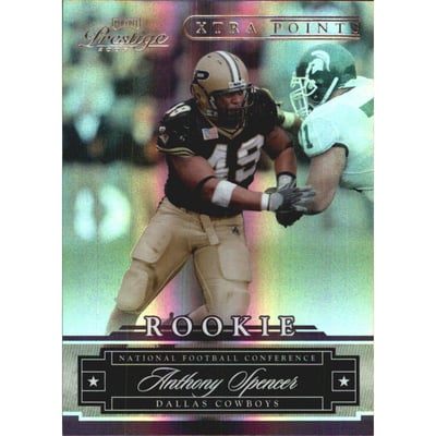 2007 Playoff Prestige Xtra Points Purple #222 Anthony Spencer