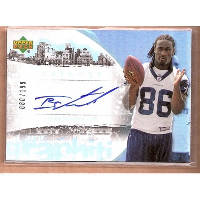 2007 Upper Deck Trilogy Graphiti Autographs #IS Isaiah Stanback/199