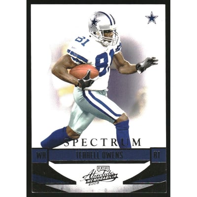 2008 Absolute Memorabilia Spectrum Silver Retail #40 Terrell Owens