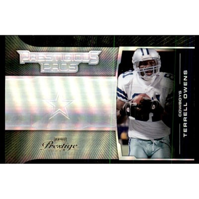 2008 Playoff Prestige Prestigious Pros Silver #42 Terrell Owens