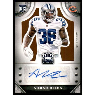 2014 Crown Royale Rookie Signatures Retail Bronze #SAD Ahmad Dixon/149