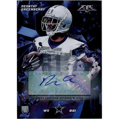 2015 Topps Fire Autographs #FADG Deontay Greenberry/500
