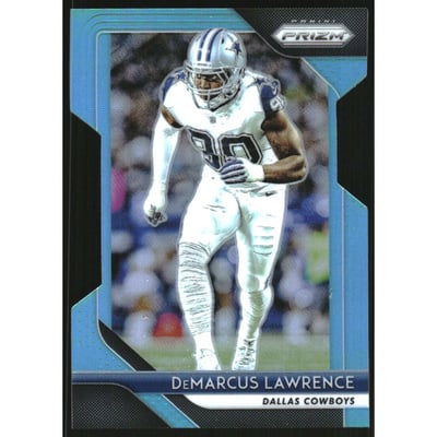 2018 Panini Prizm Prizms Light Blue #150 DeMarcus Lawrence