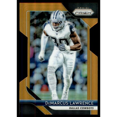 2018 Panini Prizm Prizms Orange #150 DeMarcus Lawrence