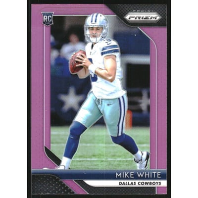 2018 Panini Prizm Prizms Pink #239 Mike White