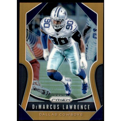 2019 Panini Prizm Prizms Orange #39 DeMarcus Lawrence