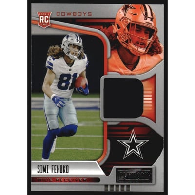 2021 Panini Playbook Rookie Materials #34 Simi Fehoko