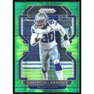 2021 Panini Prizm Prizms Hyper #244 DeMarcus Lawrence