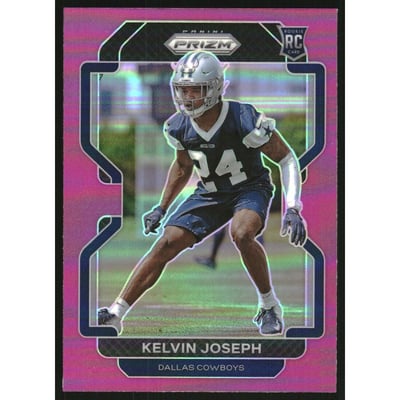2021 Panini Prizm Prizms Pink #385 Kelvin Joseph